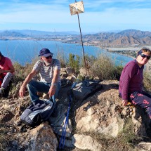 On top of 332 meters high Cabezo de la Panadera which is a nice hike from Torre de Santa Elena